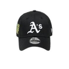 New Era Kšiltovka Oakland Athletics World Series Patch 9FORTY Adjustable Cap Black Universal