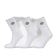 Dickies Ponožky Valley Grove Socks 3-Pack White 39-42 39-42 Bílá