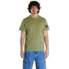 Calvin Klein Tričko Jeans Cotton Waffle T-Shirt Dark Juniper L Zelená