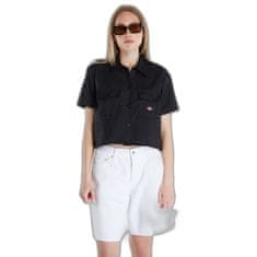 Dickies Košile Cropped Short Sleeve Work Shirt Black L Černá