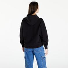 Calvin Klein Mikina Jeans Satin Hoodie Black XS XS Černá