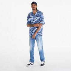 Tommy Hilfiger Košile Tommy Jeans Hawaiian Print Camp Collarhortleevehirt Hawaiian Aop L Modrá