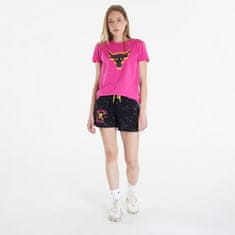 Under Armour Tričko Project Rock W Underground Core T Astro Pink/ Black M Růžová