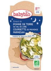 Babybio Příkrm brambory s cuketou, creme fraiche a parmezánem 2x 200 g