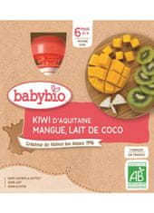 Babybio Kiwi mango kokos 4x 90 g