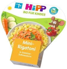 HiPP Příkrm zeleninový BIO Mini Rigatoni se zeleninou ve smetanové omáčce 250g