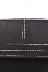 Delami Praktická dámská kožená peněženka Lilia, černá