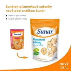 Sunar 6x Sušenky písmenkové dětské 150 g