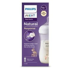 Philips Avent Láhev Natural Response 260 ml, 1m+, žirafa