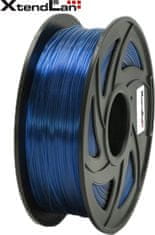 XtendLan XtendLAN PLA filament 1,75mm průhledný modrý 1kg