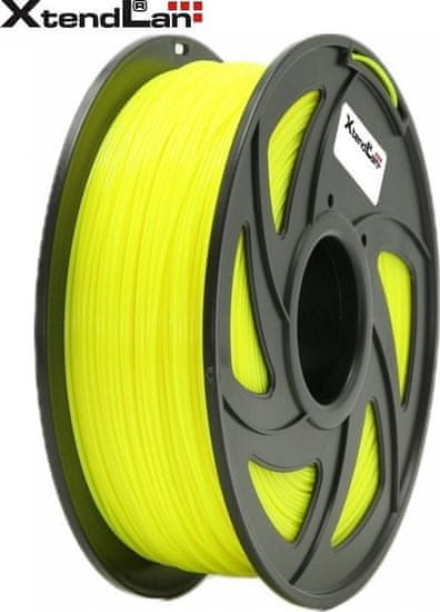 XtendLan XtendLAN PETG filament 1,75mm zářivě žlutý 1kg