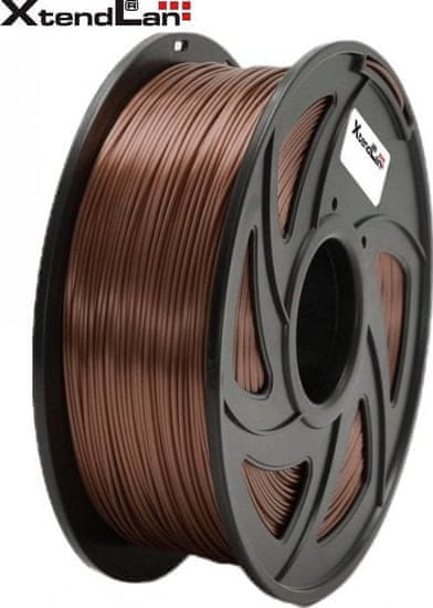 XtendLan XtendLAN PLA filament 1,75mm lesklý měděné barvy 1kg