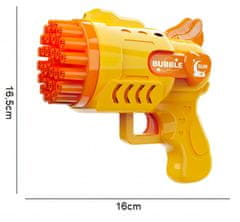 bHome Automatická pistole na bubliny Bubble oranžová