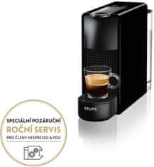 Nespresso kávovar na kapsle Krups Essenza Mini, černý XN1108