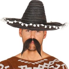 Guirca KLOBOUK Sombrero černé 45cm