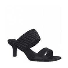 Marco Tozzi černé elegantní otevřené sandály