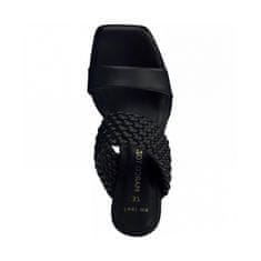 Marco Tozzi černé elegantní otevřené sandály