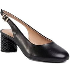 Geox černé elegantní uzavřené boty