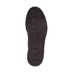Tamaris hnědé ležérní uzavřené kotníkové boty