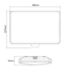 Maclean MCE466W LED světlo s číslem domu PIR senzor pohybu IP65