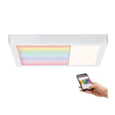 Paulmann VÝPRODEJ VZORKU PAULMANN SmartHome Zigbee LED Panel Cesena 400mm hranaté 22W RGBW bílá mat 798.07 79807X