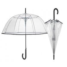Perletti Automatický deštník Perletti Border Transparent, 26387