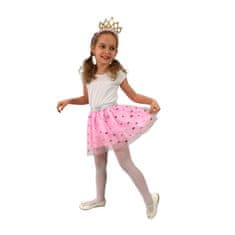 Rappa Dětský kostým tutu sukně princezna s čelenkou