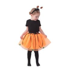 Rappa Dětský kostým halloween tutu sukně s čelenkou