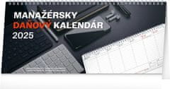 Grooters NOTIQUE Stolový kalendár Manažérsky daňový 2025, 33 x 14,5 cm