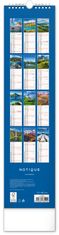 Presco Publishing NOTIQUE Nástěnný kalendář Krajina 2025, 12 x 48 cm