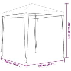 Vidaxl Profesionální party stan 2 x 2 m zelený