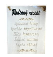 KN Závěsná dekorace Rodinný recept