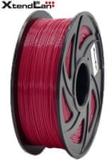 XtendLan PLA filament 1,75mm červený 1kg