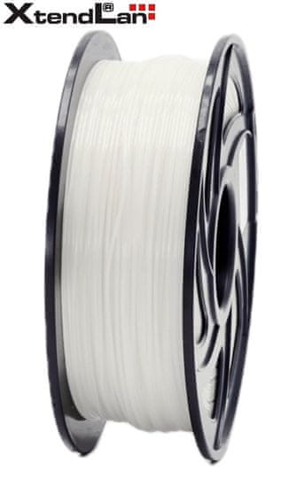 XtendLan PLA filament 1,75mm bílý 1kg