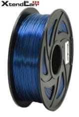 XtendLan PLA filament 1,75mm průhledný modrý 1kg