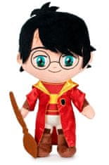 CurePink Plyšová hračka - figurka Harry Potter: Famfrpálový oblek (výška 30 cm)