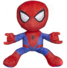 CurePink Plyšová hračka - figurka Marvel|Spiderman: Střílecí Póza (výška 30 cm)