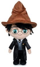 CurePink Plyšová hračka - figurka Harry Potter: Harry s kloboukem (výška 30 cm)