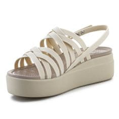 Crocs Sandály bílé 42 EU Brooklyn Strappy