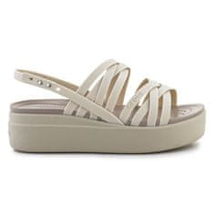 Crocs Sandály bílé 41 EU Brooklyn Strappy