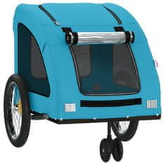 Petromila Vozík za kolo pro psa modrý oxfordská tkanina a železo