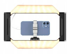 ULANZI LED lampa GRIP Držák ISO 1/4 ULANZI U-RIG pro Telefon + PowerBank + Dálkové ovládání