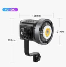 ULANZI Studiová LED lampa Ulanzi VL-120C RGB V-Mount Light