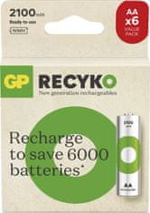 GP Batteries GP Nabíjecí bat. ReCyko 2100 AA (HR6) - 6ks