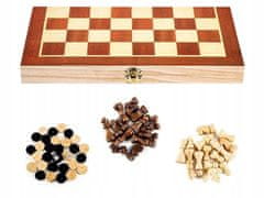 Verk 18277 Šachy dřevěné 3 v 1