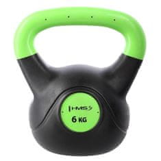 HMS plastový kettlebell KPC06, 6 kg