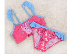 sarcia.eu Peppa Pig Dvoudílné plavky, růžové, dívčí plavky 2-3 let 92-98 cm