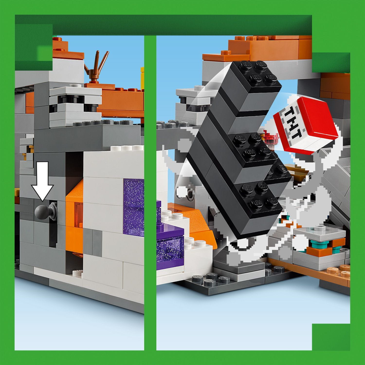 LEGO Minecraft 21263 Banská šachta v pustatine
