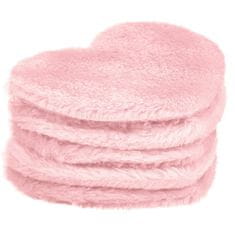 shumee Heart Pads opakovaně použitelné kosmetické tampony Pink 5 ks.