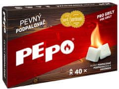 PE-PO podpalovač pevný - 40 podpalů (krabička)